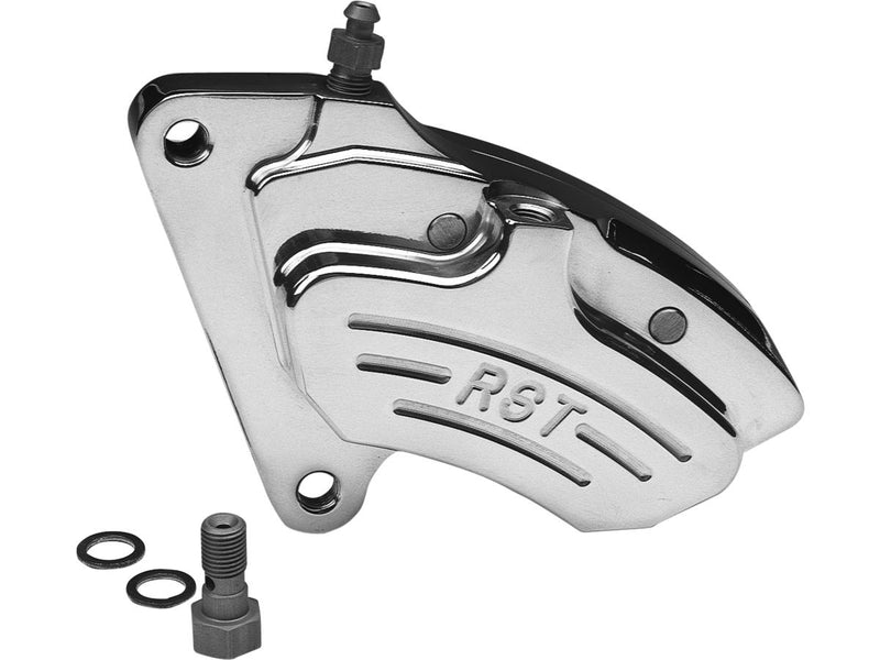 4-Piston Brake Caliper Polished Only For DOT5 Brake Fluid - 11.5 Inch