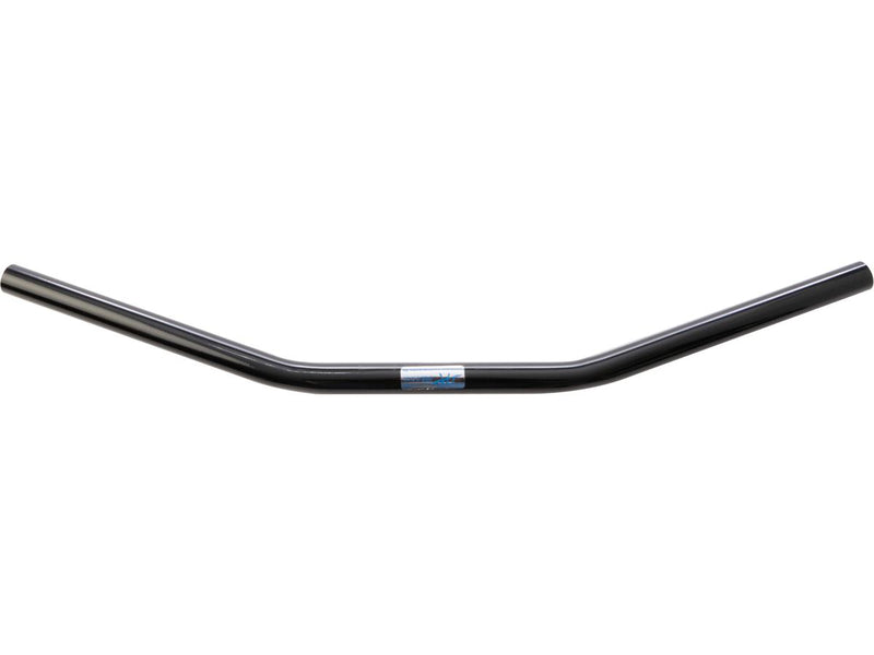 Drag Bar Handlebar Dimpled Black Powder Coated 820mm Throttle Cables - 1 Inch