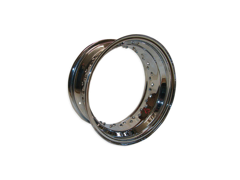 80 Hole Stainless Steel Rim Polished Centered - 5.00 X 16 Inch