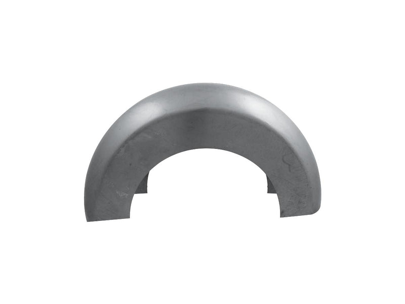 Roll-Your-Own Custom Blank Steel Rear Fender Smooth Side With 15 3/4" Radius - 9 Inch
