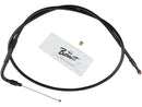 Stealth Series Idle Cable 90 Degree Black Vinyl All Black 39 Inch For 14-15 FLSTC