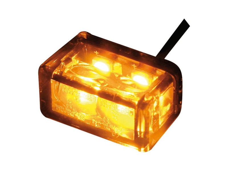 Cube 2 Smd H Led Turn Signal Height(Mm): 10 / Width(Mm): 20 / Depth(Mm): 13 / Approved For Rear Horizontal Installation Smoke Led