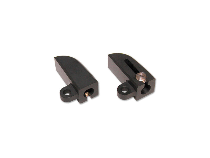 Turn Signal Bracket For 35-37mm Fork Tubes Black