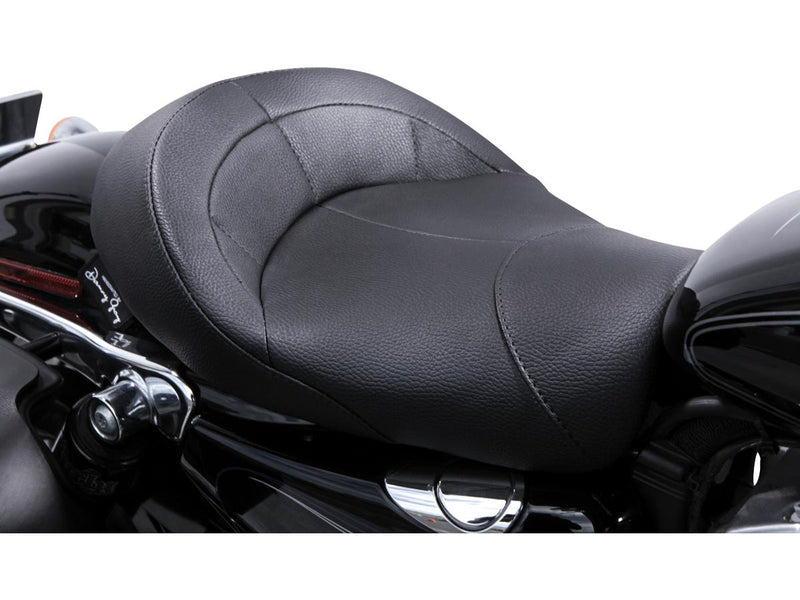 Bigist Solo Air-1 Seat Black Vinyl For 06-17 Dyna