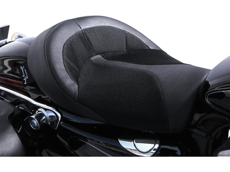 Bigist Solo Air-2 Seat Black For 06-17 Dyna