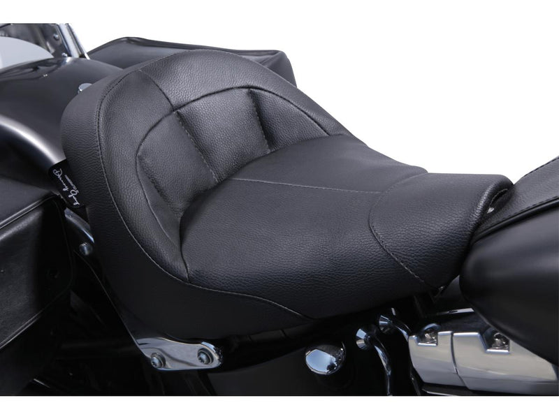 Bigist Solo Air-1 Seat Black Vinyl For 06-17 Softail