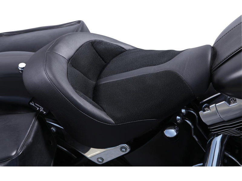 Bigist Solo Air-2 Seat Black For 06-17 Softail