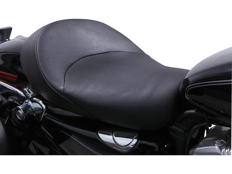 IST Bigist Solo Seat For Sportster Models Black Vinyl