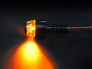 Mo.Blaze Pin LED Turn Signal Black Anodized Clear LED