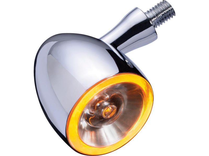 Bullet 1000 PL LED Turn Signal / Position Light Chrome Yellow LED