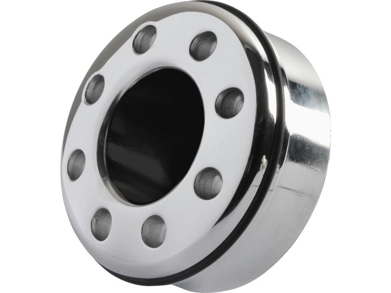 Exhaust End Cap Donuts Hole End Cap Polished - 80mm