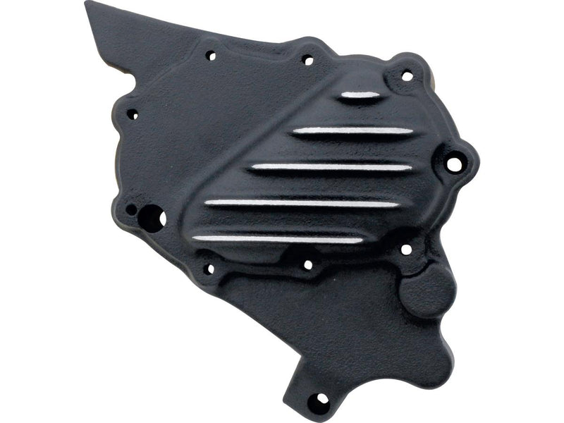 Sprocket Cover Black Cut For 04-20 Sportster