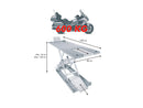 EH 600 Motorcycle Lift Black