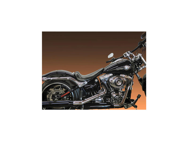 Bare Bones Up Front Smooth Seat Black Vinyl For 13-14 FXSBSE, 14-17 FXSB