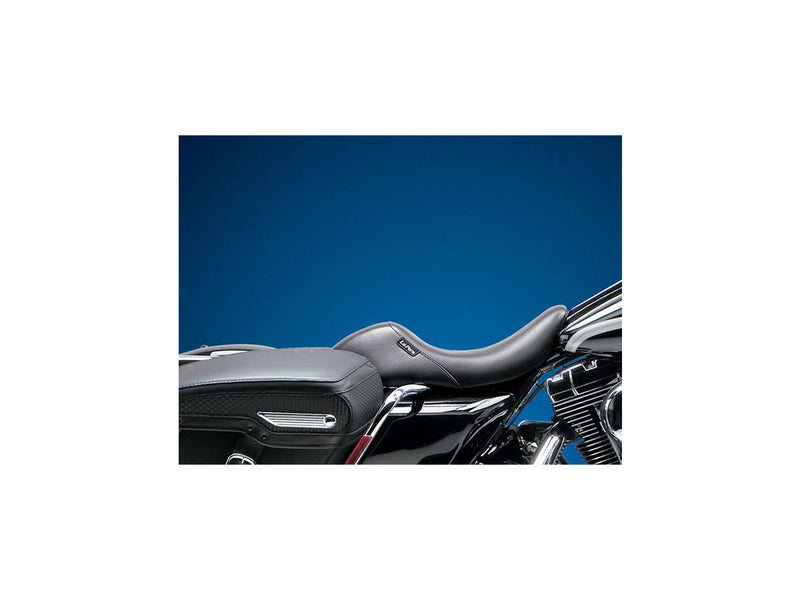 Bare Bones Up Front Smooth Seat Black Vinyl For 08-23 Touring