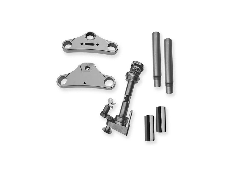 Triple Tree 13 Degree For 49mm Outer Tube Contains Weld On Steering Lock Aluminum Polished