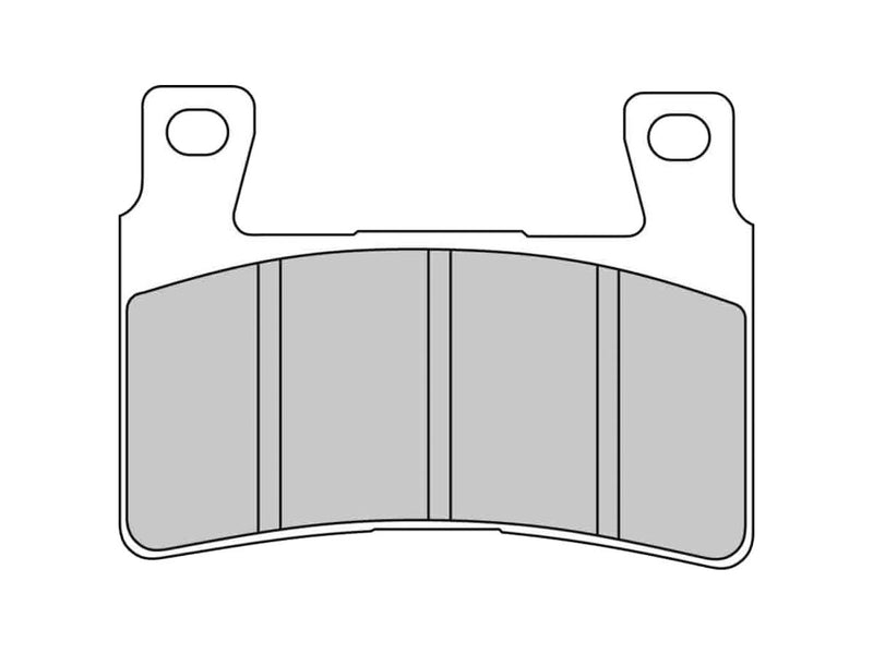 Road Platinum Mid-Metallic Brake Pads Organic Front For 15-24 Softail