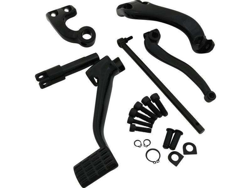 Mid Control Kit Forged Aluminum 2 Inch Forward Without Pegs Black