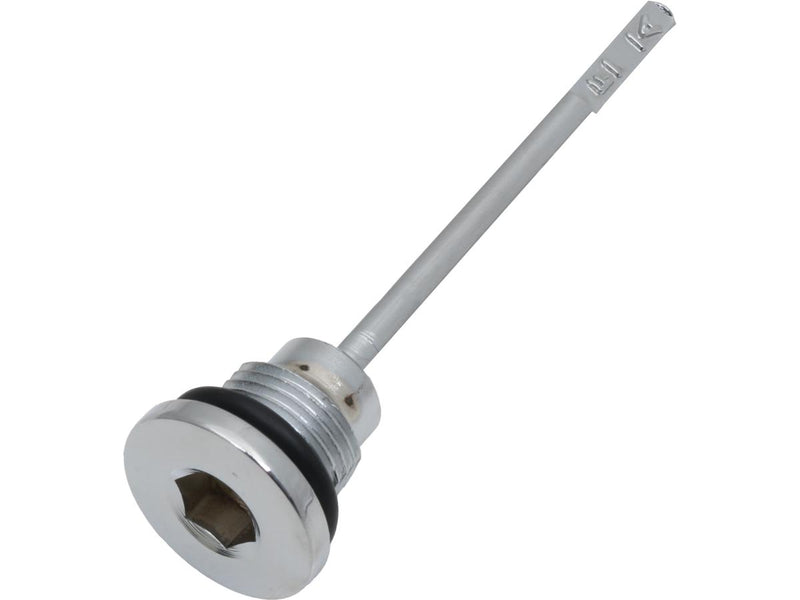 CCE Dipstick Transmission Hexagon Chrome For 06-17 Dyna