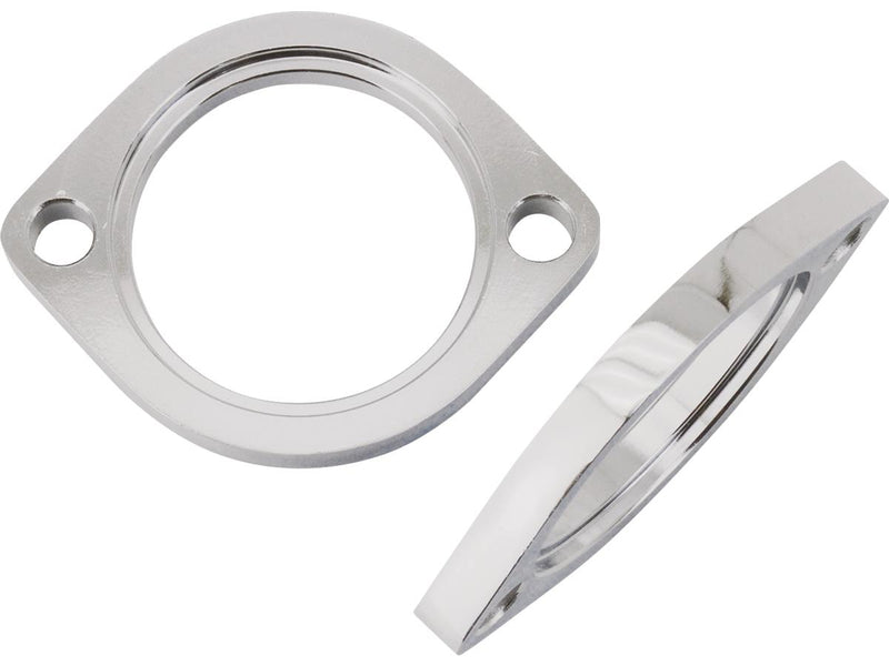 Exhaust Flange & Retaining Ring Kit Chrome