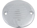 Stanza Point Cover 2-Hole Horizontal Chrome For 04-20 Sportster