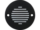 Stanza Point Cover 2-Hole Horizontal Black Cut For 04-20 Sportster
