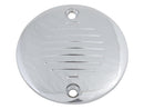 Stanza Point Cover 2-Hole Vertical Chrome For 70-03 Sportster