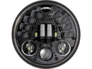 Model 8690 Adaptive 2 5.75" LED Headlight Insert With Black Reflector Black Clear LED