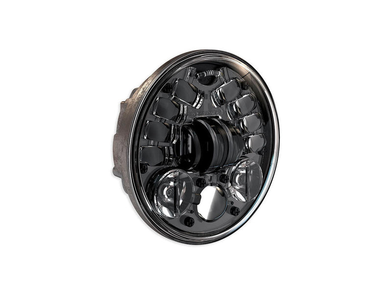 Model 8690 Adaptive 2 5.75" LED Headlight Insert With Black Reflector Black Clear LED