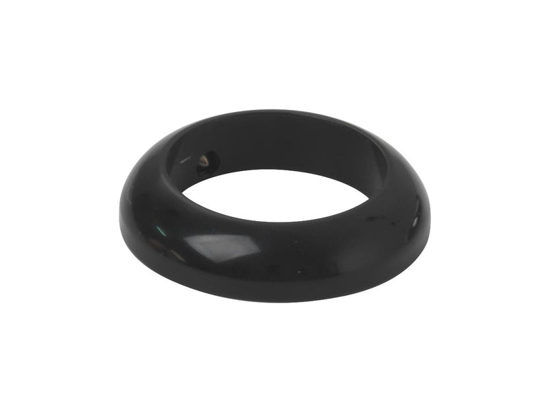 Handlebar Grip Ring Black Anodized - 1 Inch