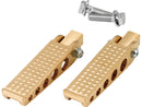 Multifit Forged Knurled Pegs Satin Brass