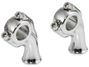 Deluxe Risers 2.5 Inch High & 1 Inch Pullback In Chrome