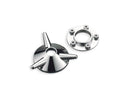 Vintage Spinner Axle Cover Aluminium Polished For 99-17 Dyna