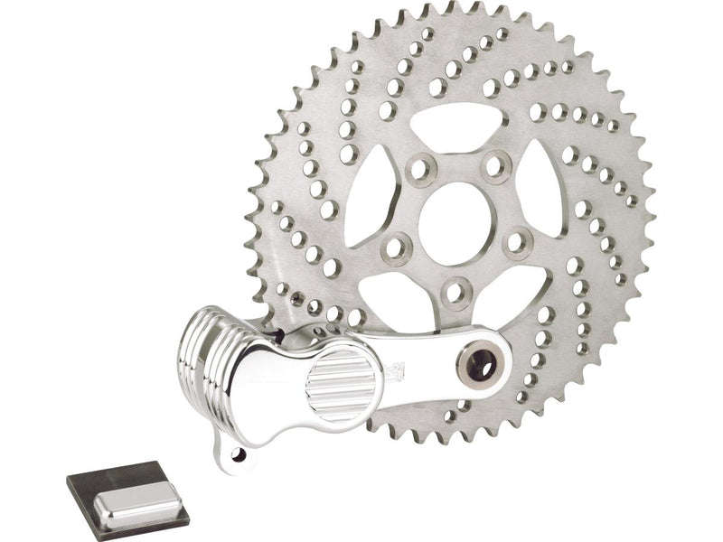 Drilled Rear Brake Sprocket Kit Polished