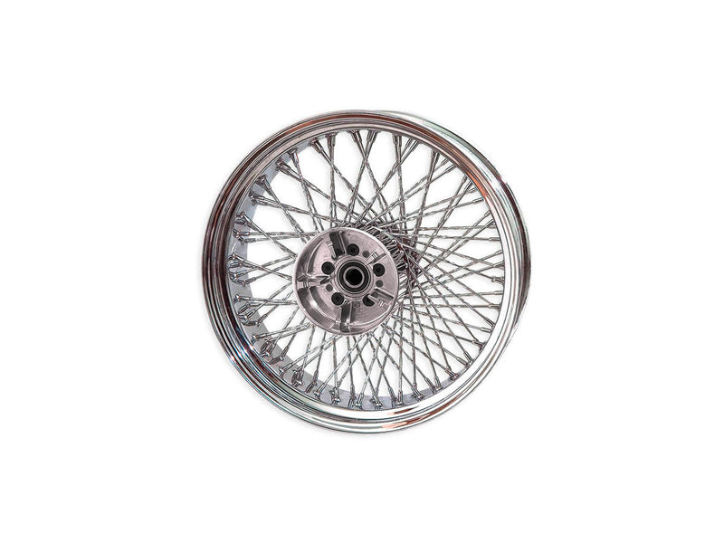 Rear 80-Spoke Wheel Assembly 16 x 5.5 Round Chrome