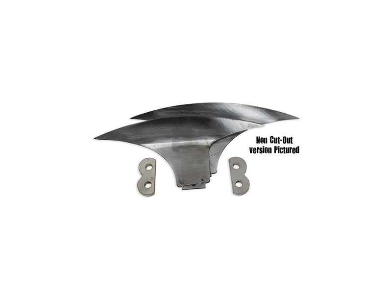 Side Plates Front Fender Street Bob, Super Glide, Universal, DIY Drill, Height: 130mm