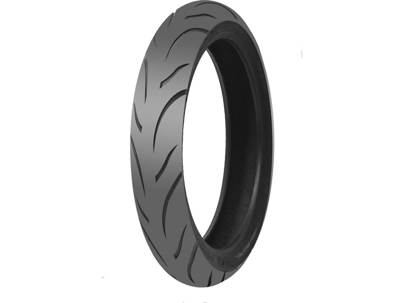 011 Verge Front Tyre Black Wall - 130/60 R-23 65V TL