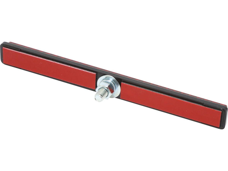 Slim Rectangular Reflector With M5 Bolt Red