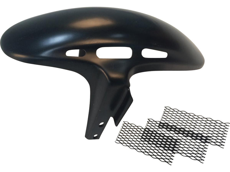 Front Fender Custom V2 ABS Plastic Black