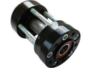 Single Rotor ABS Front Wheel Hub Black ABS Single Flange For 11 FXCWC