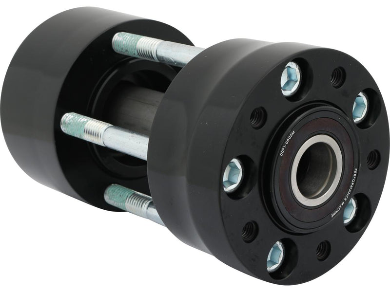 Rear Wheel Hub Black ABS Dual Flange For 11 FXCWC