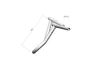 Handlebar Polished Reduced Reach 30mm 330mm Height 970mm Width