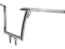 Handlebar Polished Reduced Reach 30mm 220mm Height 895mm Width