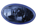 H4 Lens Blue For Oval Headlight 12V 60/55W With Position Light