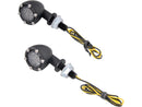 LED Turn Signal Black Anodized Clear LED