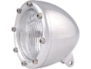Headlight Aluminium Polished H4 - 4 Inch