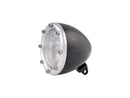 Headlight Black H4 Polished Bezel - 4 Inch