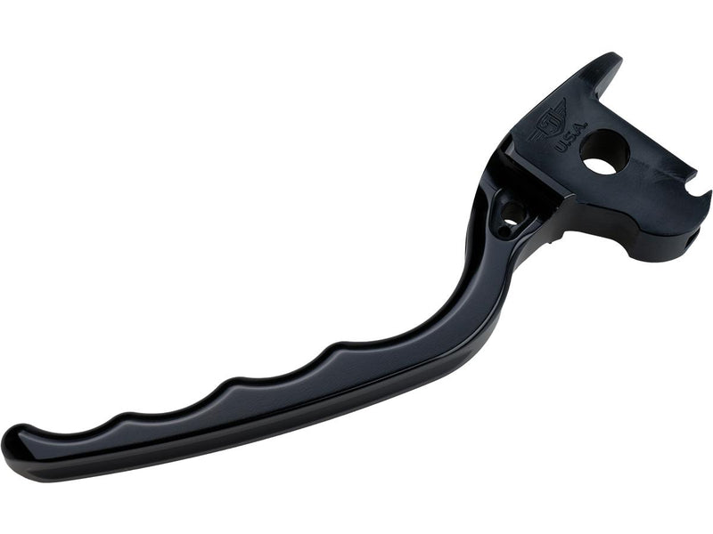 Bagger Hand Control Replacement Brake Side Lever Black Anodized