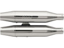 Internal Disc Slip-On Muffler Chrome - 3 Inch