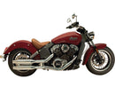Internal Disc Slip-On Muffler Chrome - 3 Inch